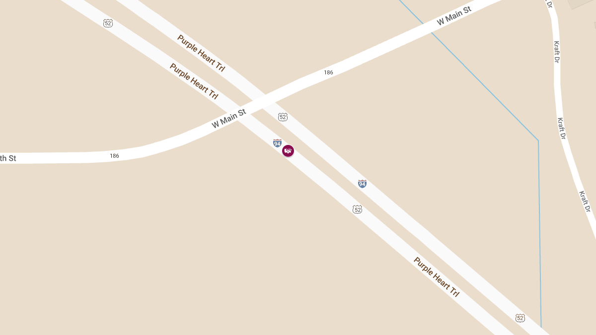 Two-Vehicle Collision With Injuries on Interstate 94 at Milepost 87