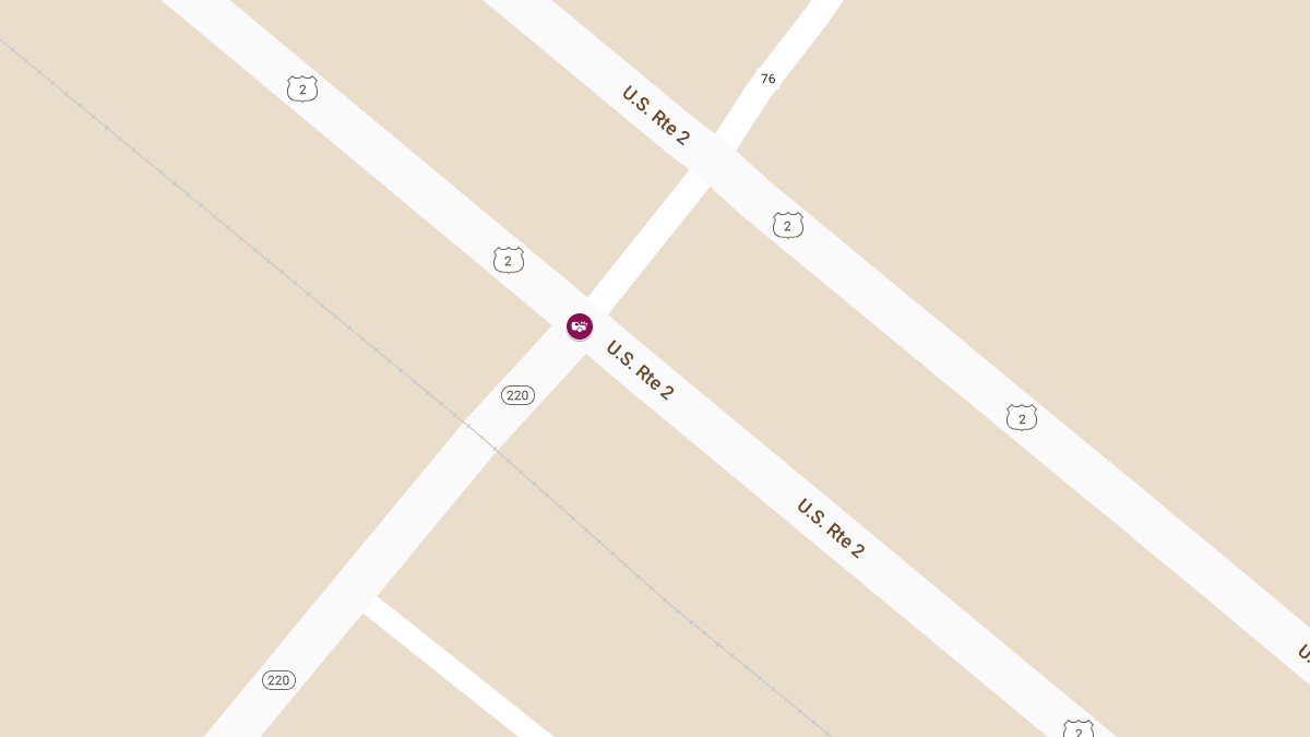 Two-Vehicle Collision at HWY 2 and HWY 220 Causes Injuries