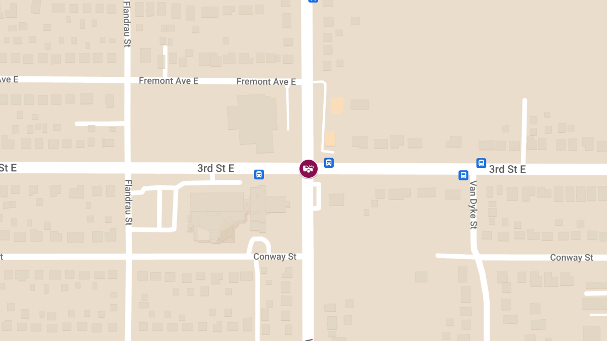 Two-Vehicle Collision at White Bear Ave N & 3rd St E Causes Injuries