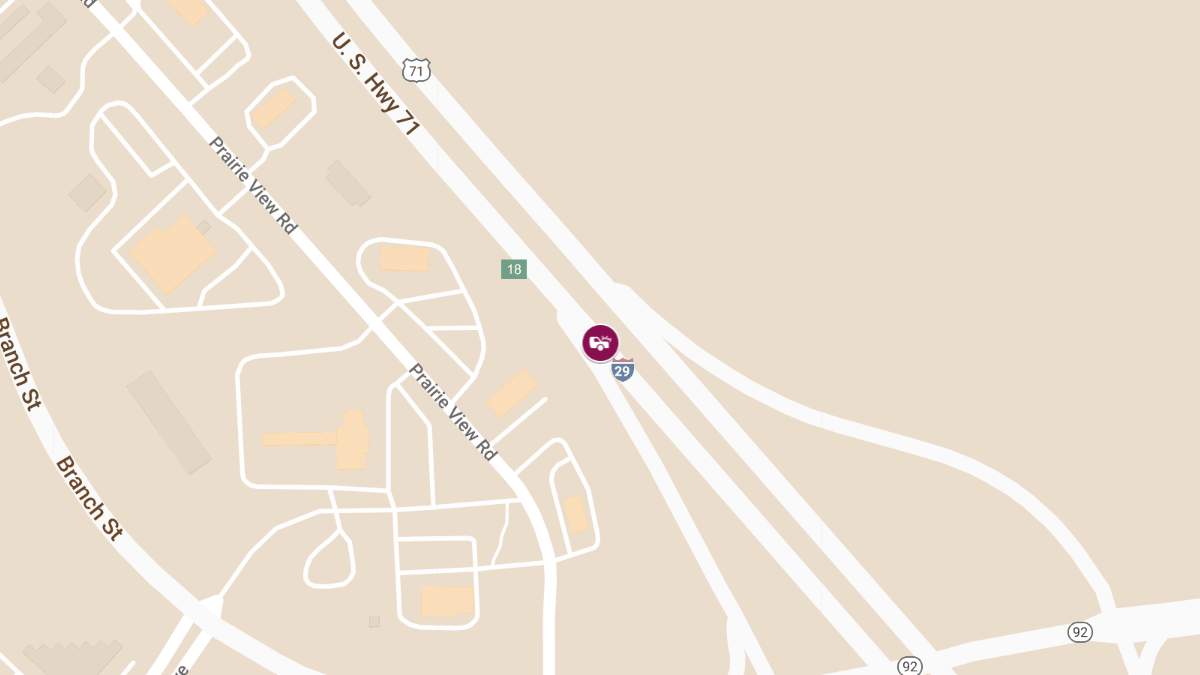 Two-Vehicle Collision on I-29 SB Near 4.2 MM