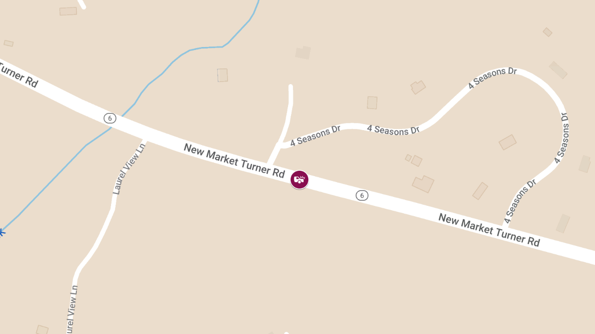 Two-Vehicle Collision on New Market Turner Rd