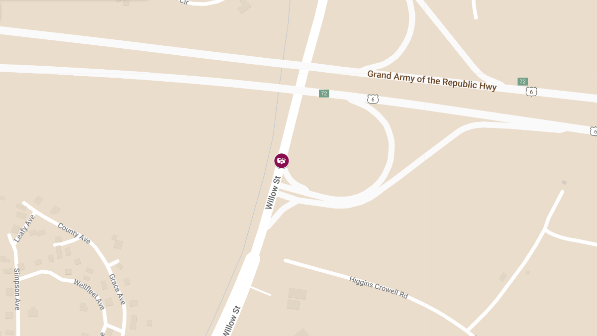 Two-Vehicle Collision on Willow St Near Route 6 Off-Ramp Causes Injuries