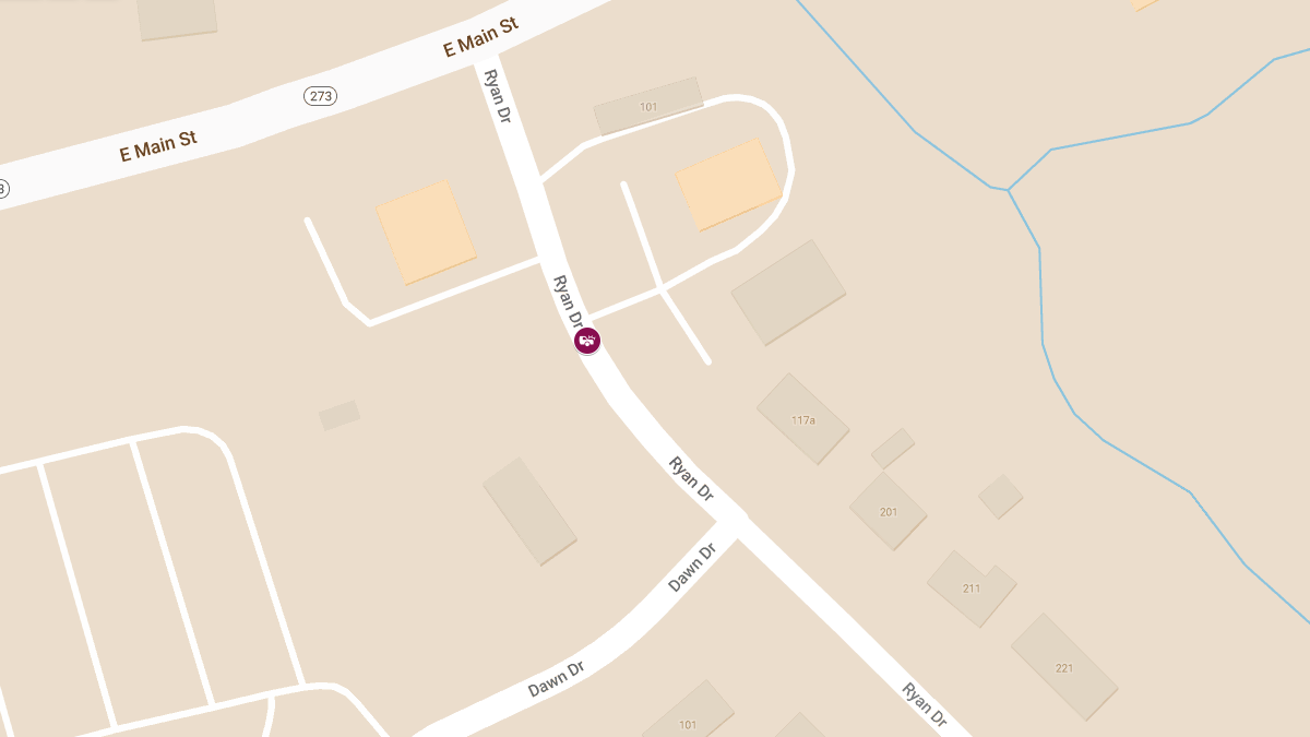 Two-Vehicle Collision with Injuries at 100 Ryan Dr