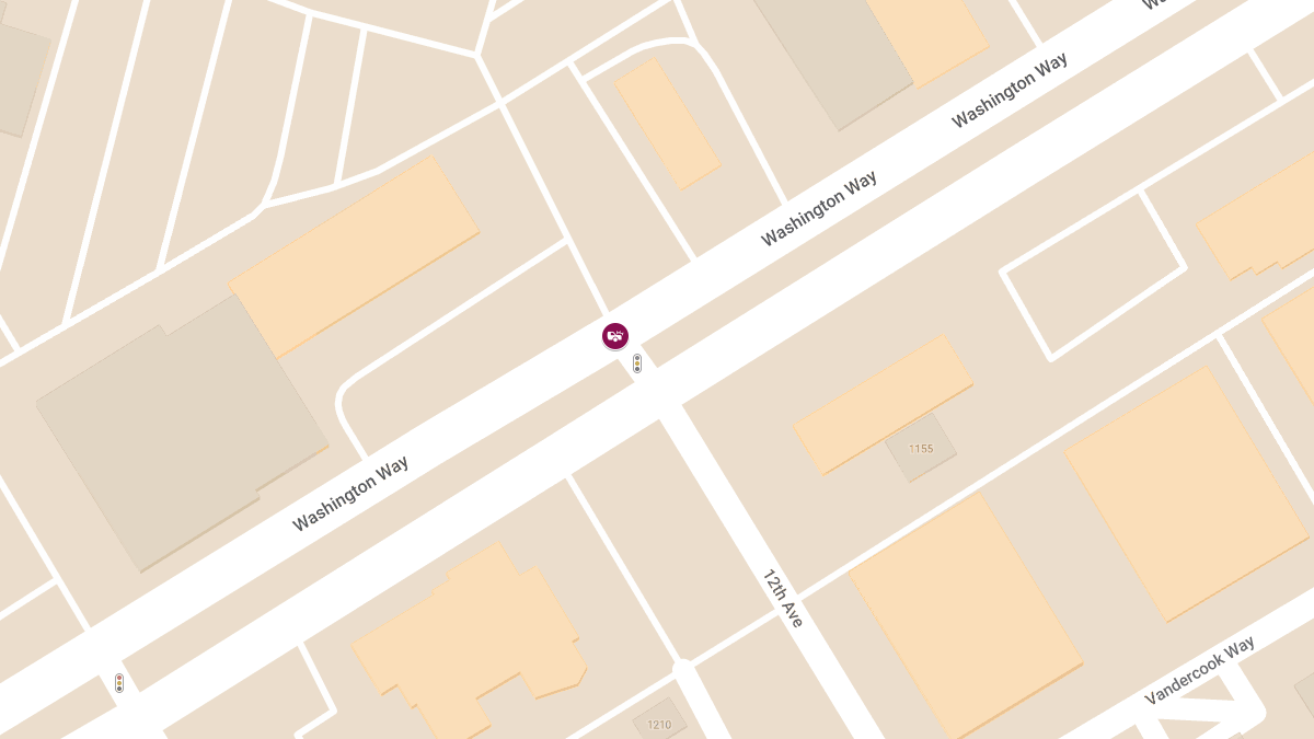 Two-Vehicle Collision with Injuries at 12th Ave & Washington Way