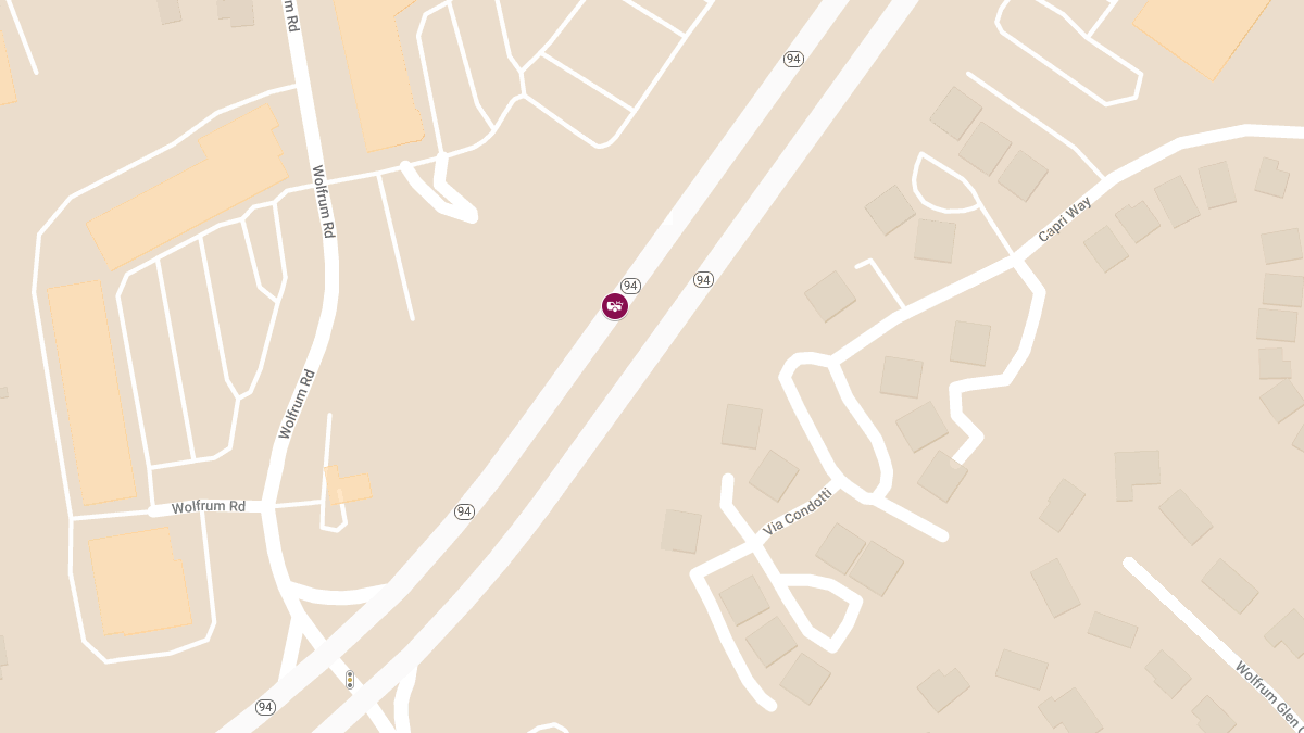 Two-Vehicle Collision with Injuries at WB MO-94 and Rte H