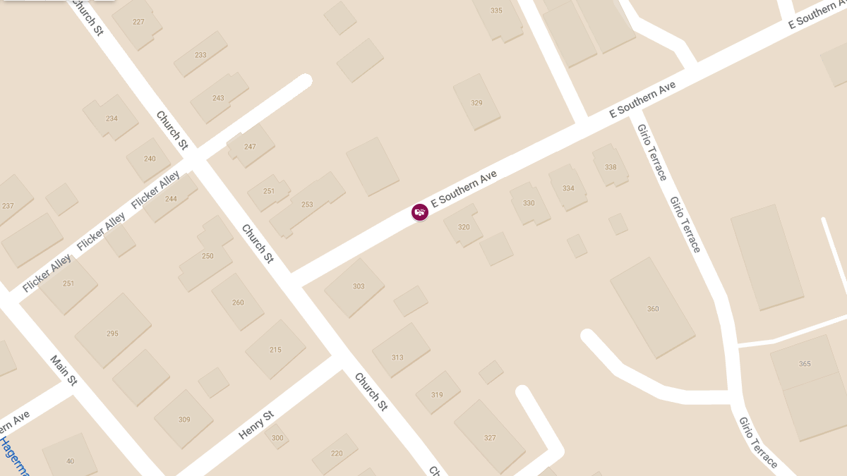 Two-Vehicle Crash on E Southern Ave