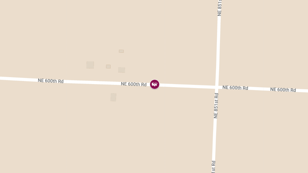 Two-Vehicle Crash on NE 600th Rd East of NE 851st Rd