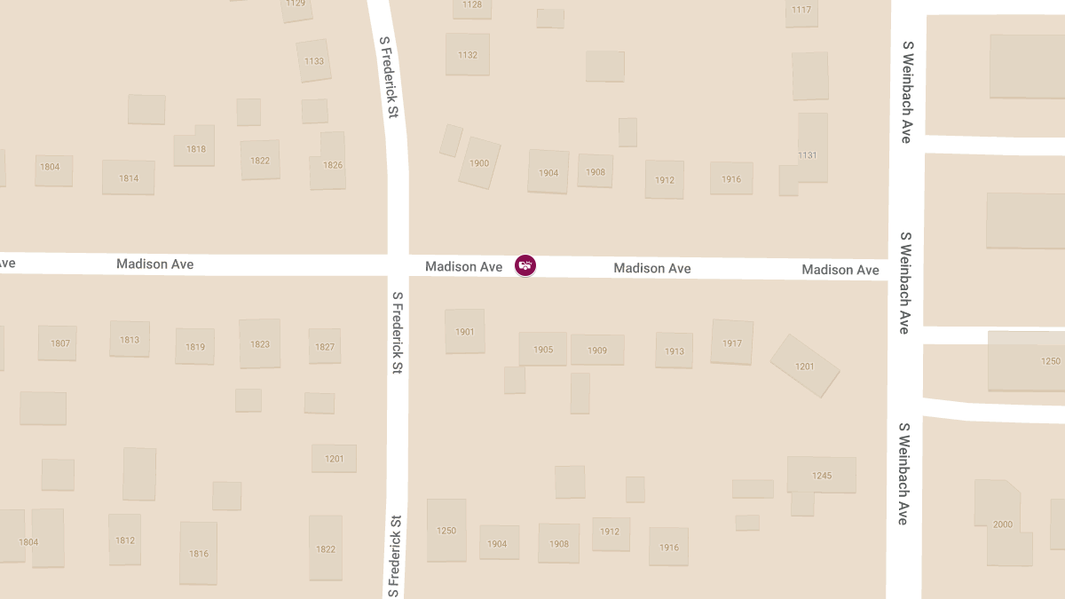 Two-Vehicle Crash with Injuries on 1900 Block of Madison Ave
