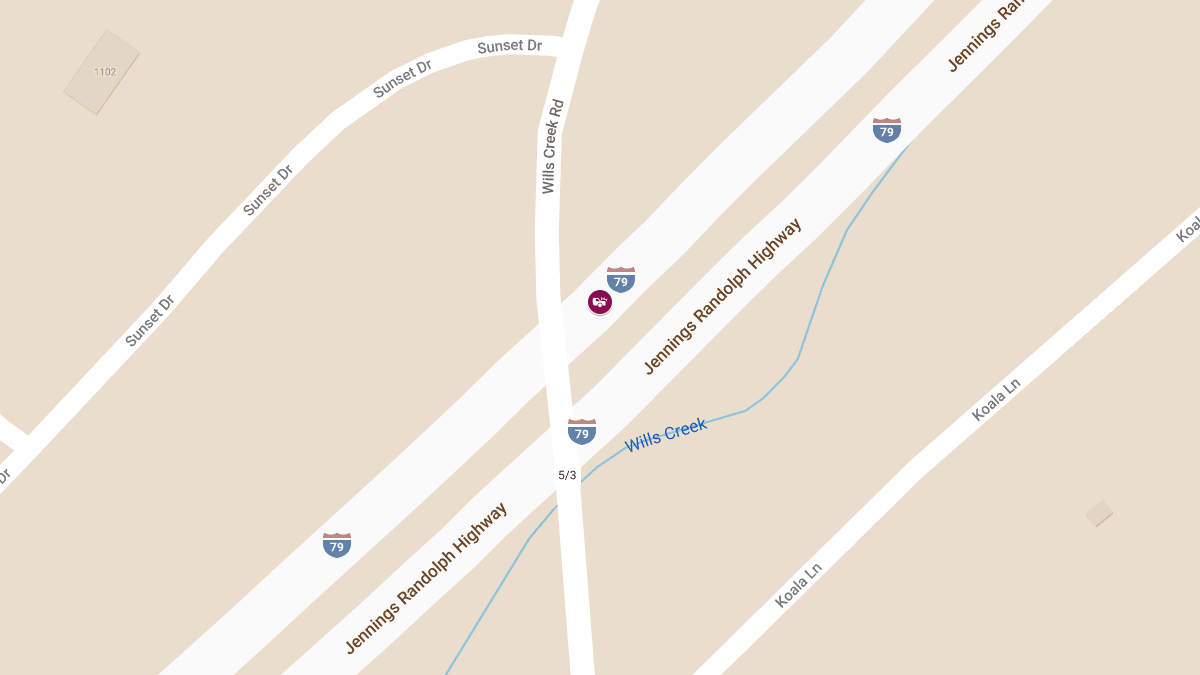 Two-Vehicle Crash with Injuries on I-79 NB at MM 159