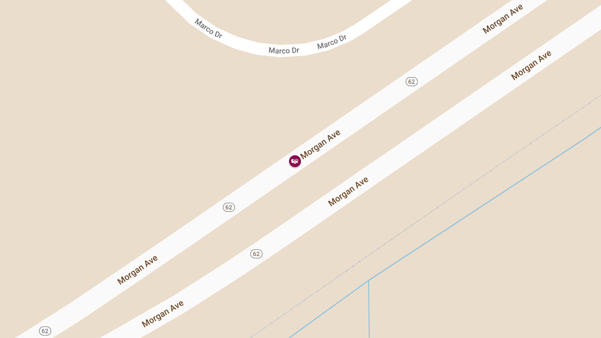Two-Vehicle Crash with Injuries on WB Morgan Ave