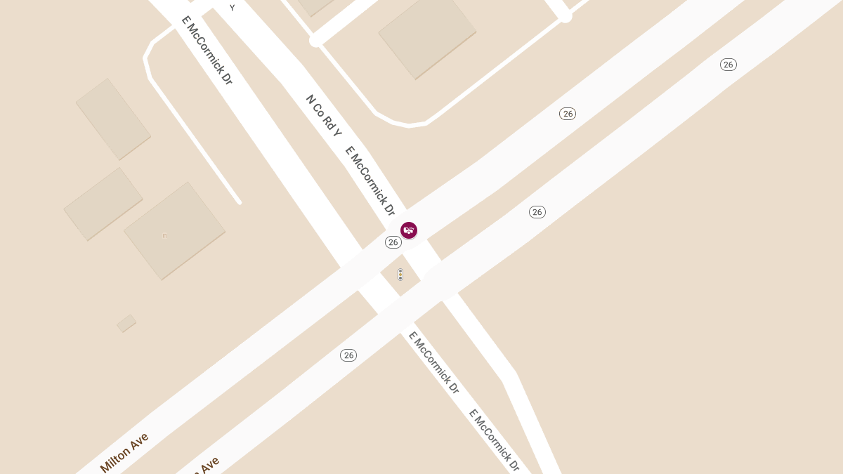 Two-Vehicle Crash with Rollover and Injuries at Hwy 26 and County Y