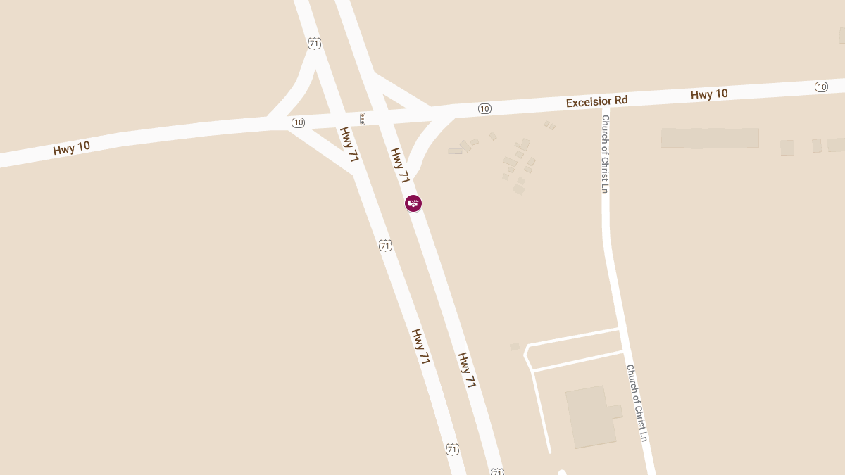 Two-Vehicle Rollover Accident on Hwy 71 NB South of State Highway 10 (Greenwood) Results in Injuries