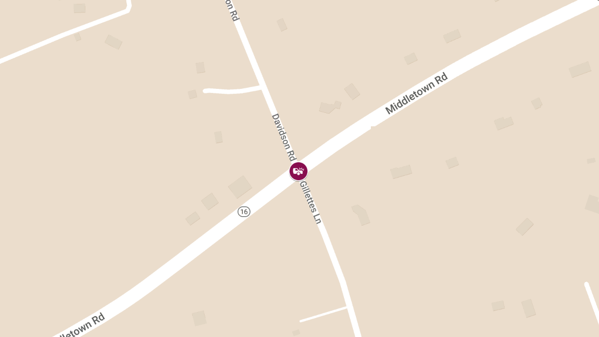 Vehicle Accident at Middletown Rd & Davidson Rd