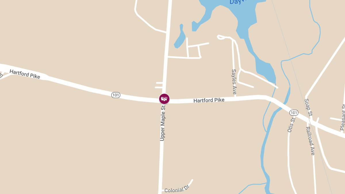 Vehicle Accident at Upper Maple St and Hartford Pike