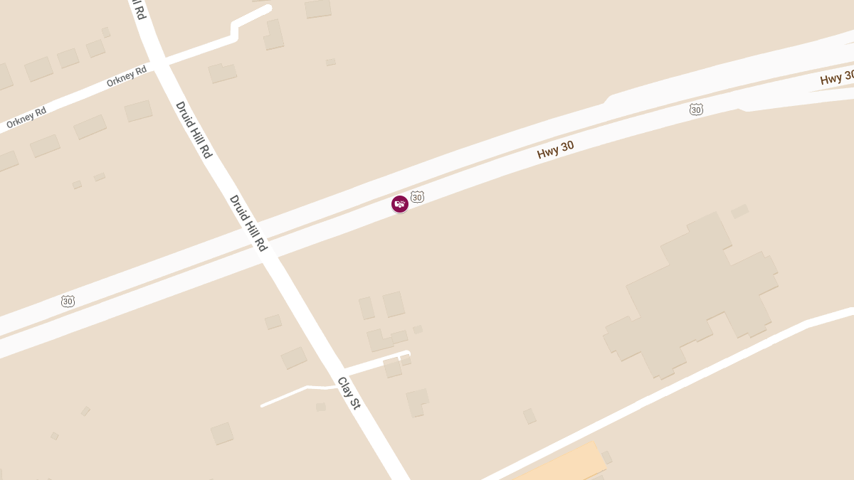Vehicle Accident on Route 30 East