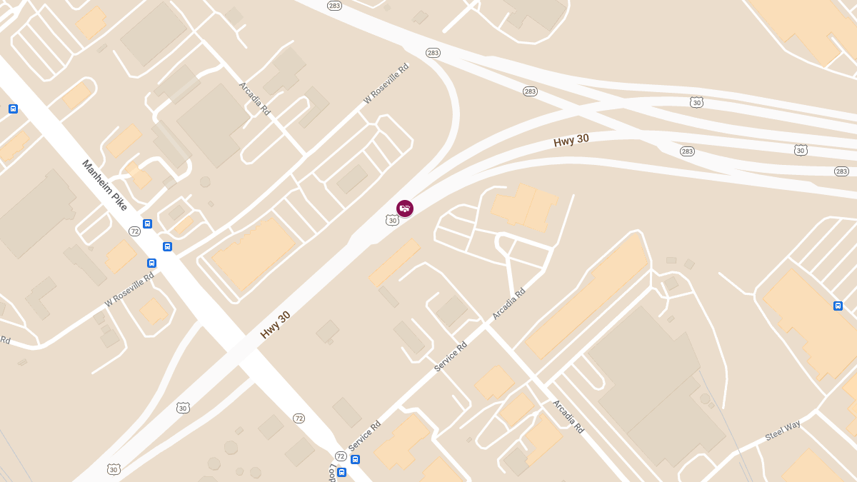 Vehicle Accident with Entrapment on Route 30 W Near Route 283 E