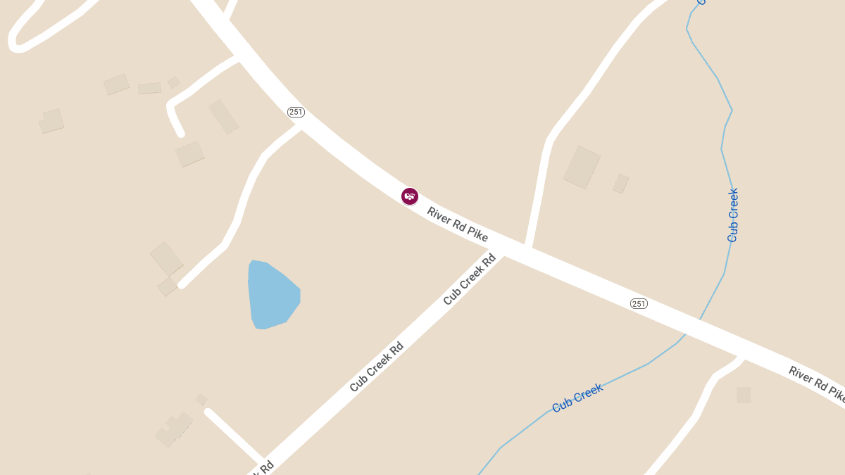 Vehicle Accident with Injuries on River Rd near Whites Bend