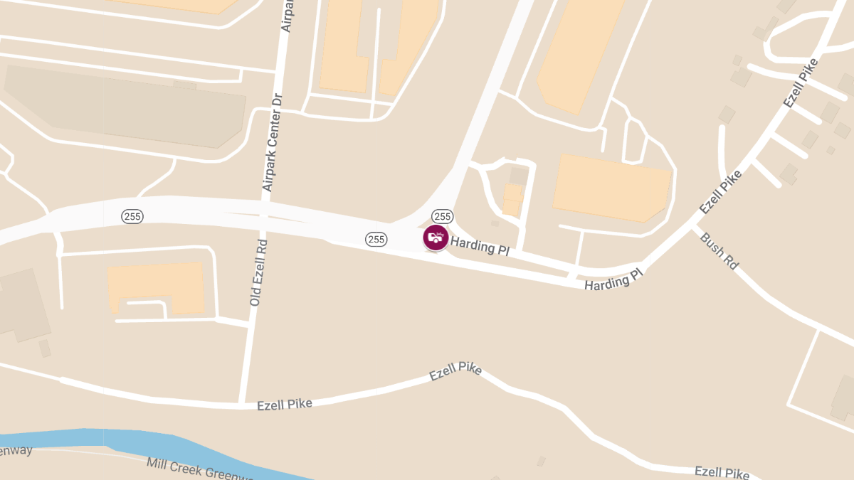 Vehicle Accident with Injury at Donelson Pike and Harding Pl