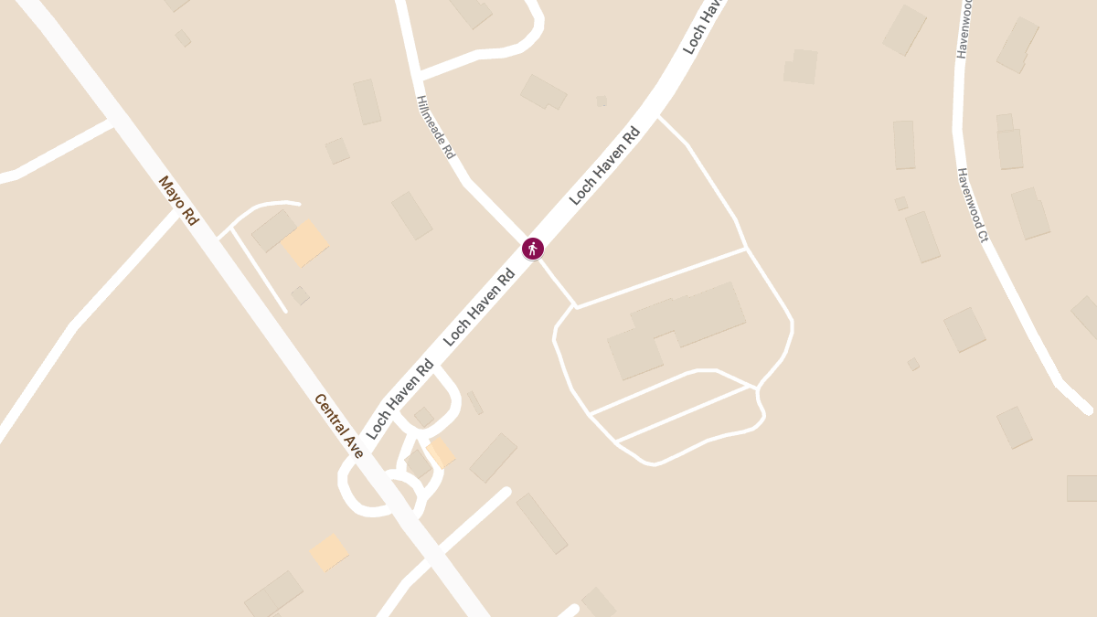 Vehicle Collision, Pedestrian Struck at Loch Haven Rd & Hillmeade Rd