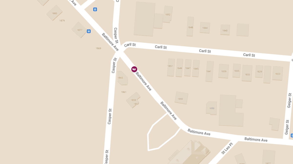 Vehicle Collision With Injuries at 2000 Baltimore Ave