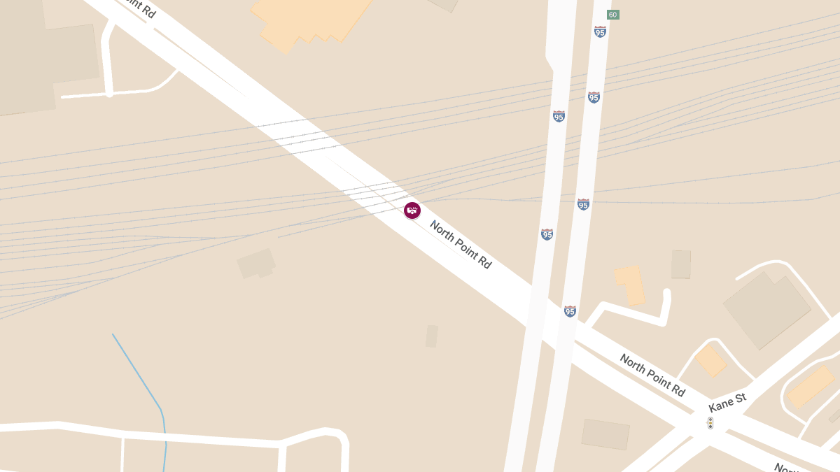 Vehicle Collision With Injuries at 501 N North Point Rd