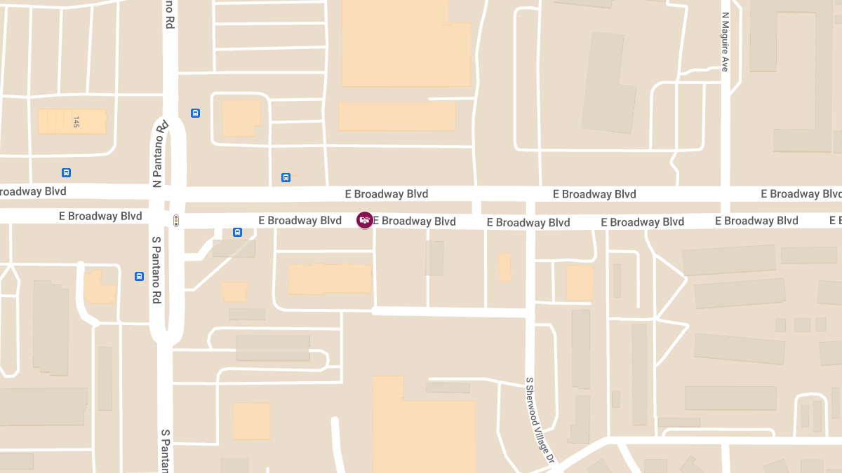 Vehicle Collision With Injuries at 7946 East Broadway Blvd