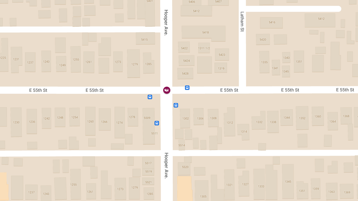 Vehicle Collision With Injuries at E 55th St & Hooper Ave