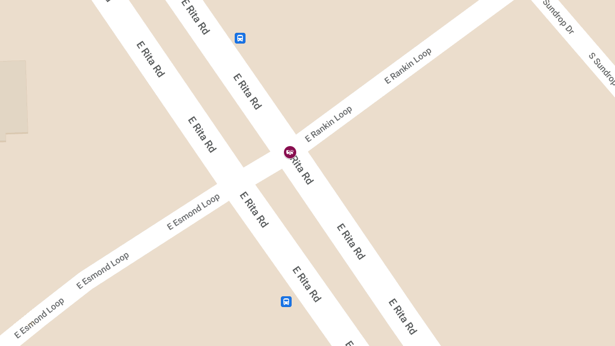 Vehicle Collision With Injuries at E Rita Rd & E Rankin Loop