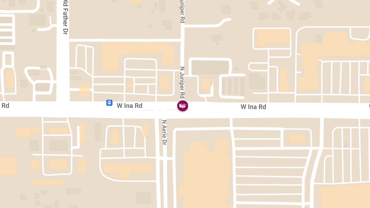 Vehicle Collision With Injuries at N Juniper Rd & W Ina Rd