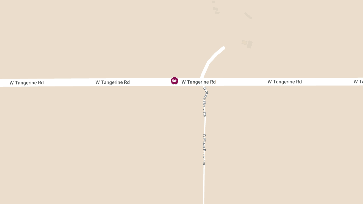 Vehicle Collision With Injuries on W Tangerine Rd