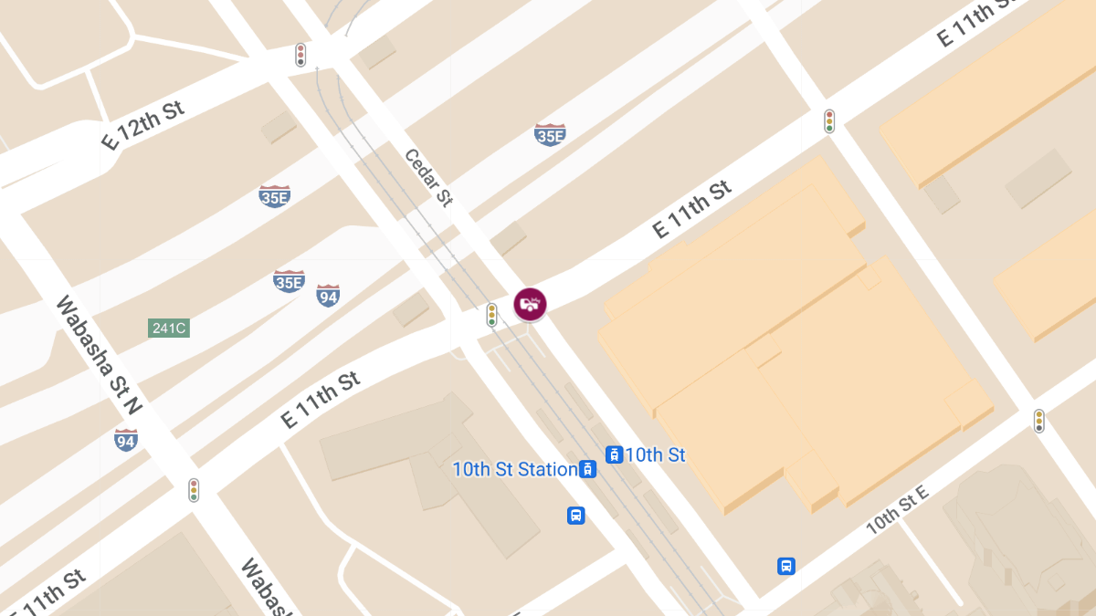 Vehicle Collision at 11th St E & Cedar St N Causes Injuries