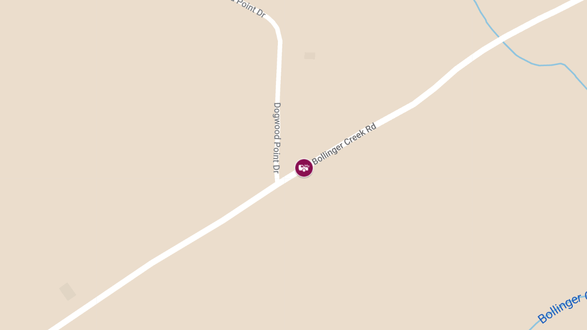 Vehicle Collision at Bollinger Creek Rd at Bellview Dr