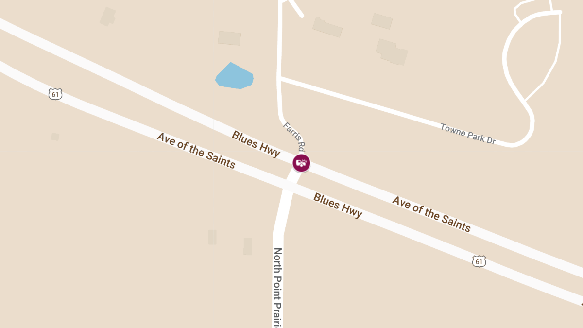 Vehicle Collision at Hwy 61 and North Point Prairie