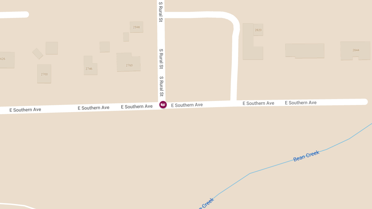 Vehicle Collision at Southeastern Ave & S Rural St