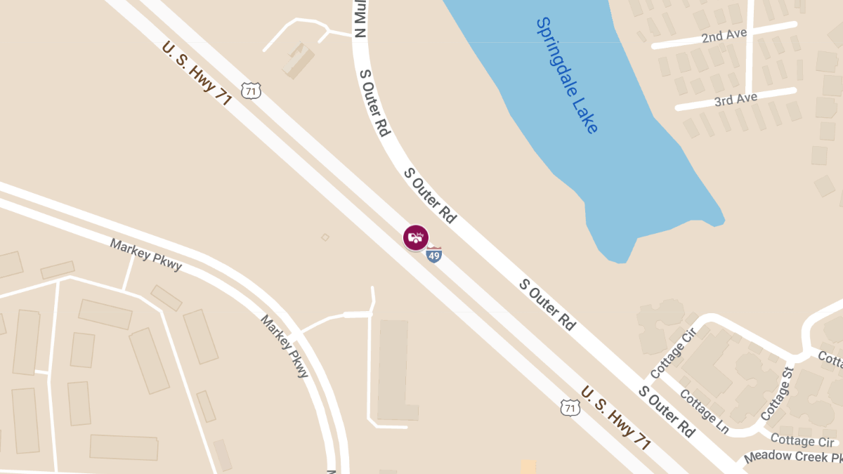 Vehicle Collision on I-49 at MO 52 E