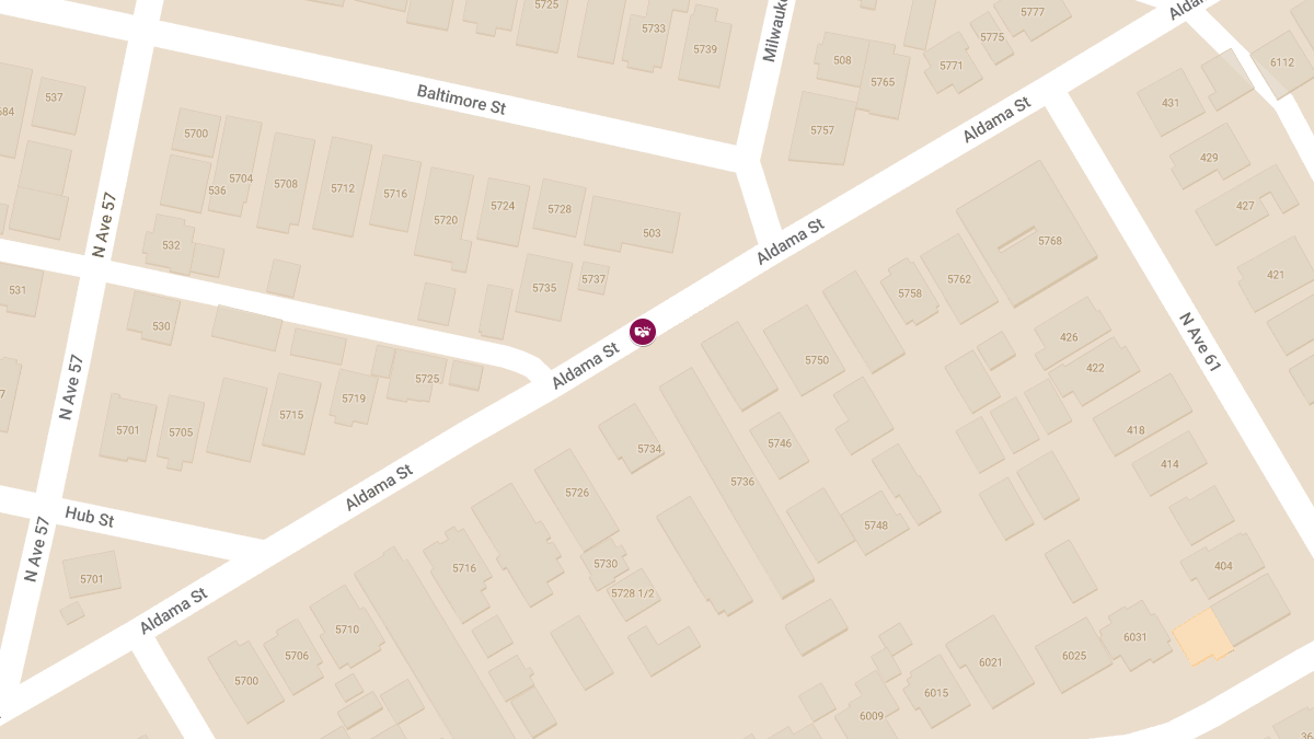 Vehicle Collision with Injuries Reported at 5736 Aldama St