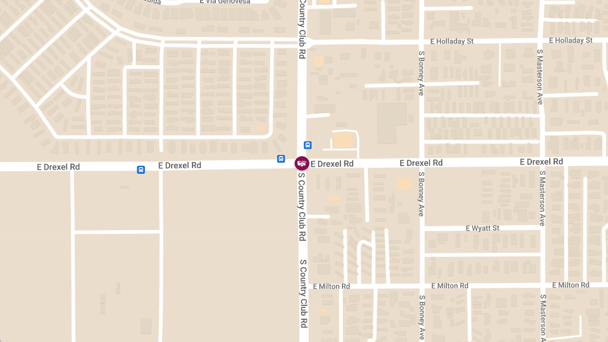 Vehicle Collision with Injuries at Country Club Rd & Drexel Rd