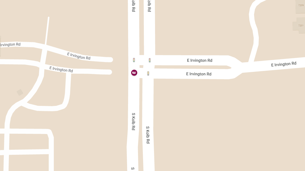 Vehicle Collision With Injuries at Kolb Rd & E Irvington Rd