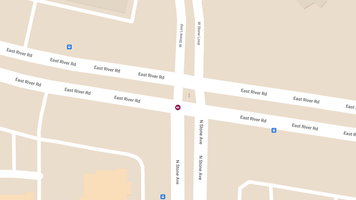 Vehicle Collision with Injuries at E River Rd & N Stone Ave