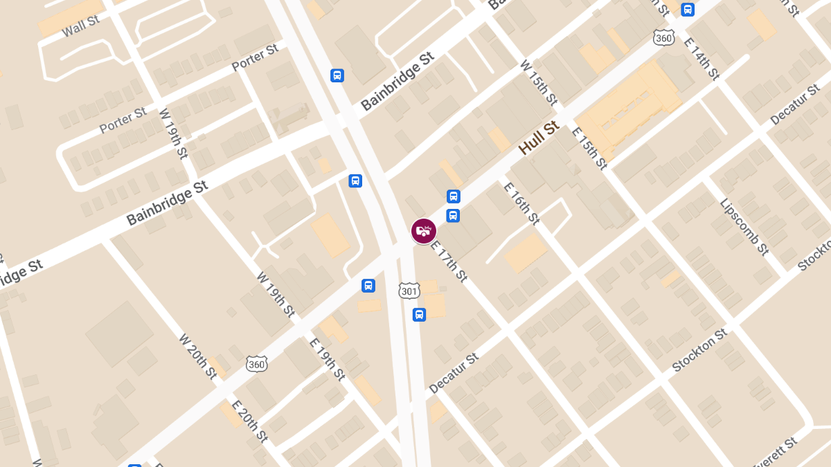 Vehicle Collision with Injuries at Hull St & E 17th St
