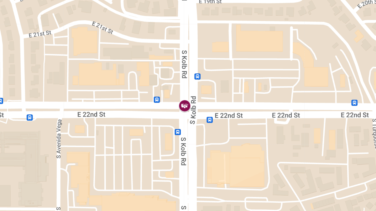Vehicle Collision with Injuries at Kolb Rd & E 22nd St