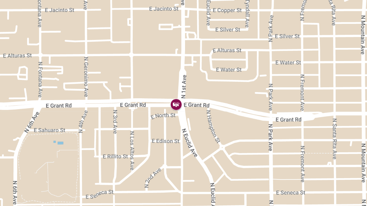 Vehicle Collision with Injuries at N 1st Ave & E Grant Rd