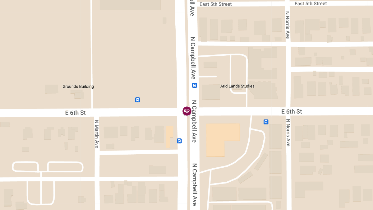 Vehicle Collision with Injuries at N Campbell Ave & E 6th St