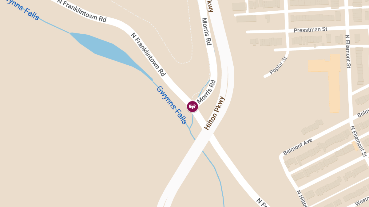 Vehicle Collision with Injuries at N Franklintown Rd & Morris Rd