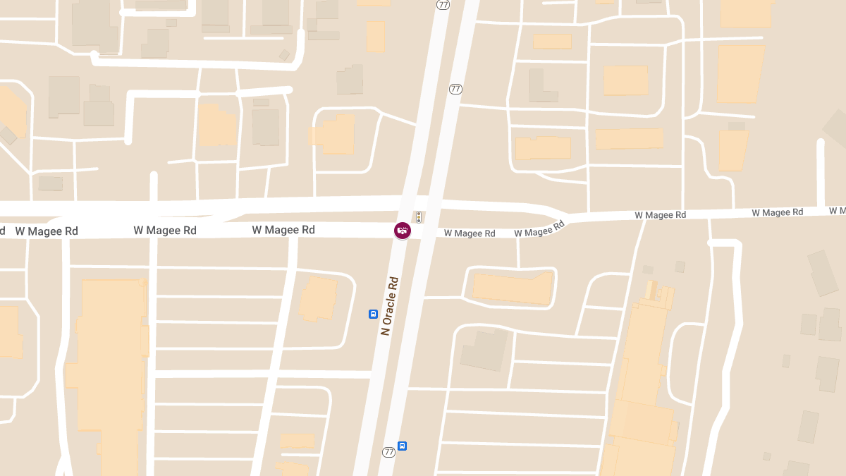 Vehicle Collision with Injuries at N Oracle Rd & W Magee Rd