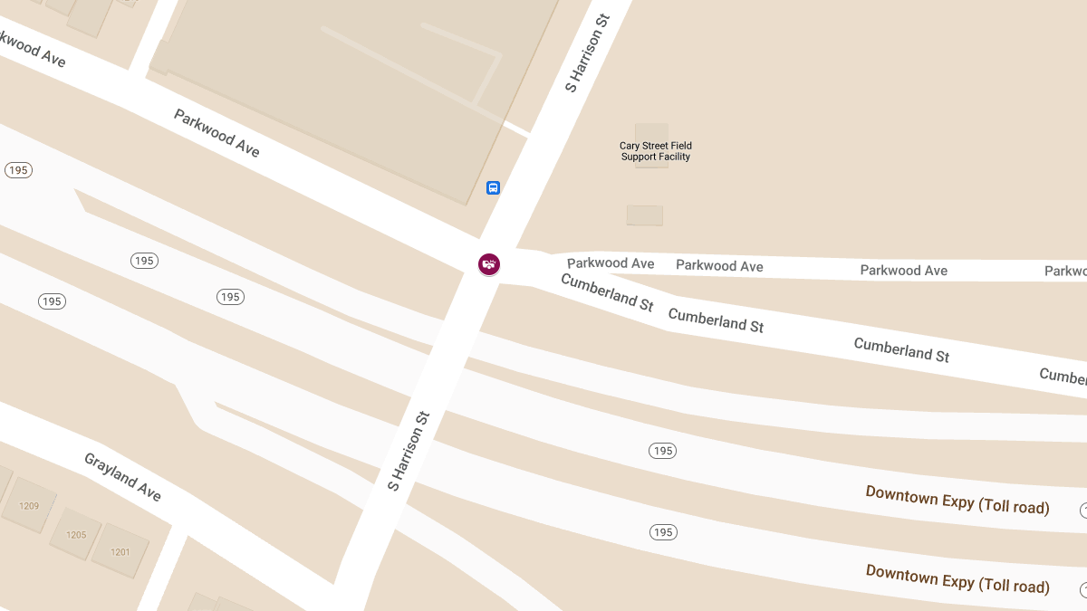 Vehicle Collision with Injuries at Parkwood Ave & S Harrison St