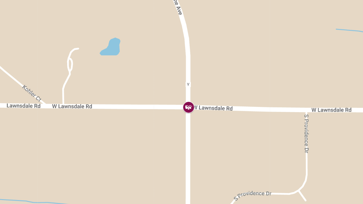 Vehicle Collision with Injuries at Racine Ave & Lawnsdale Rd