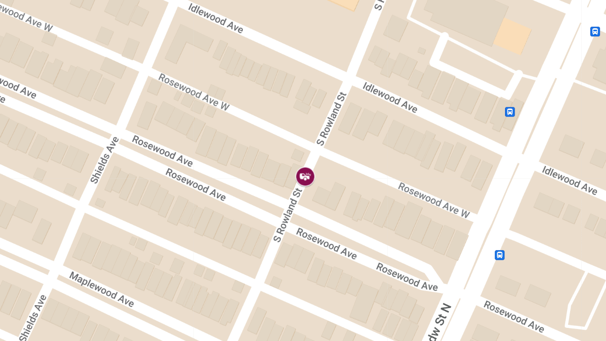 Vehicle Collision with Injuries at Rosewood Ave