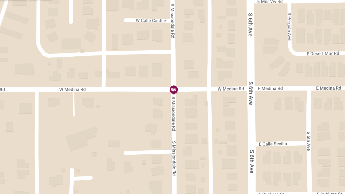 Vehicle Collision with Injuries at S Missiondale Rd & W Medina Rd