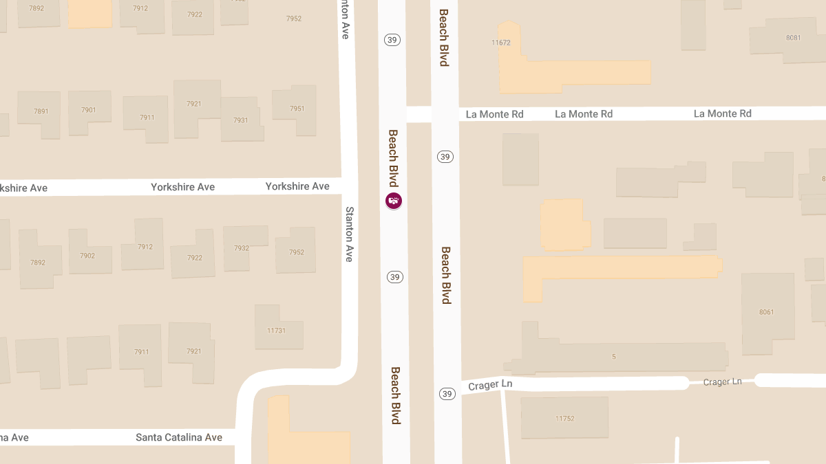 Vehicle Collision with Injuries on Beach Blvd